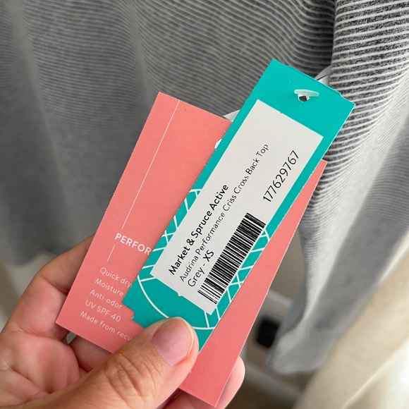 Stitch fix nwt. Striped athleisure top - Picture 2 of 3